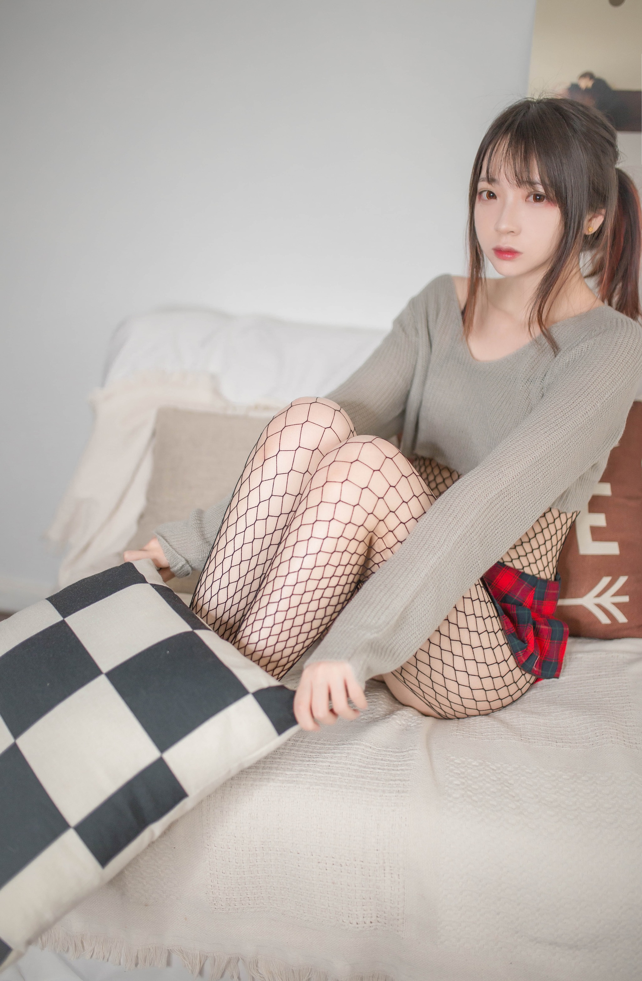 图片[1]-疯猫ss – NO.032 半胸毛衣 [25P]-XikXak